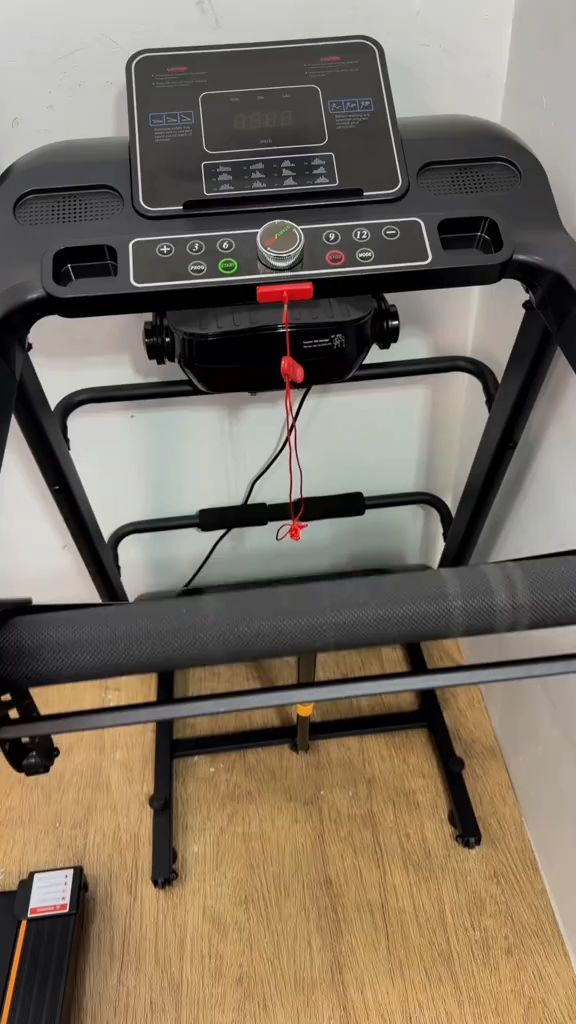 Wide running belt, stable landing & knee protection#treadmill