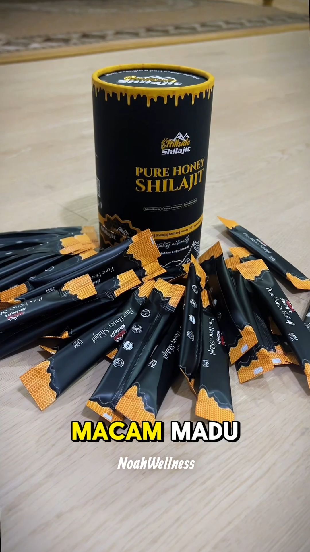 Honey Stick Shilajit untuk Lelaki – boost tenaga harian & prestasi maksimum 🔥⚡#StaminaBoost #SuplemenLelaki #hillsideshilajit