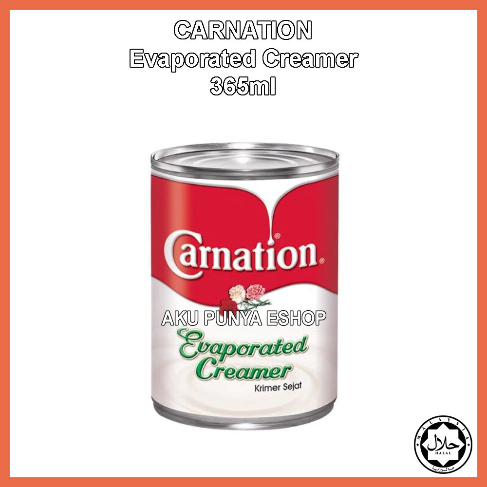 Carnation, Evaporated Creamer / Krimer Sejat, 365ml, Halal