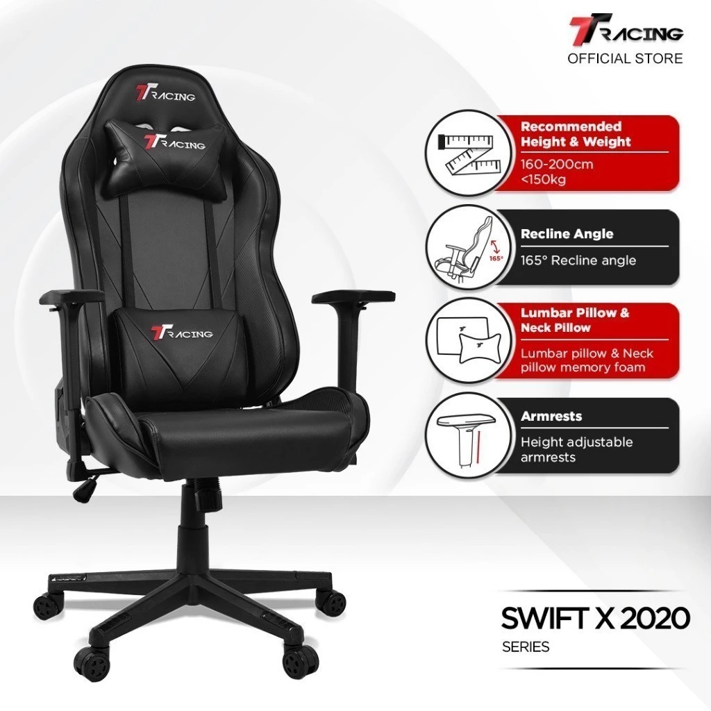 TTRacing Swift X Swift X Pro Gaming Chair Ergonomic Office Chair Kerusi Gaming Computer Chair