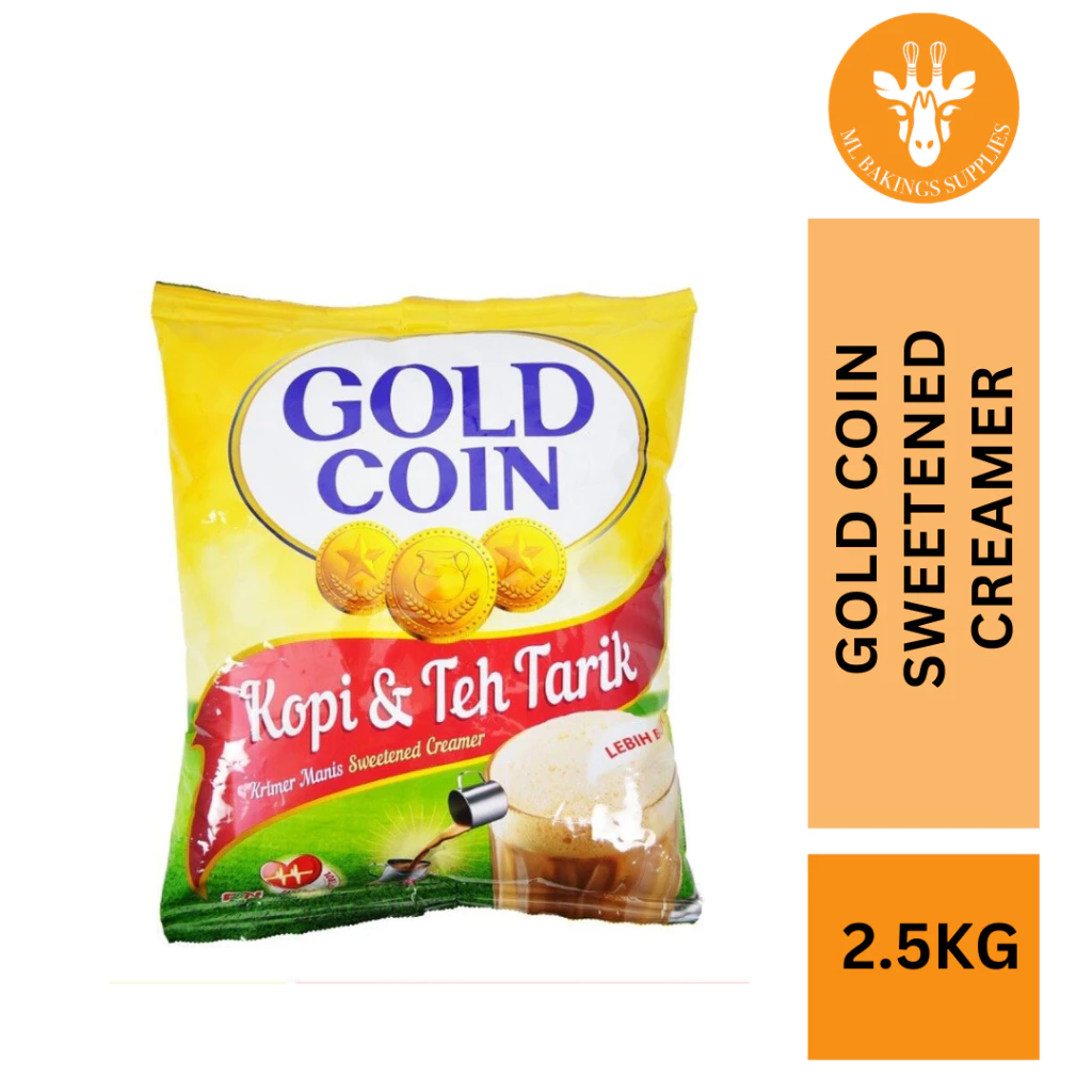 [READY STOCK] Gold Coin Sweetened Creamer Pouch 2.5kg/ Kopi Teh Tarik Krimer Manis