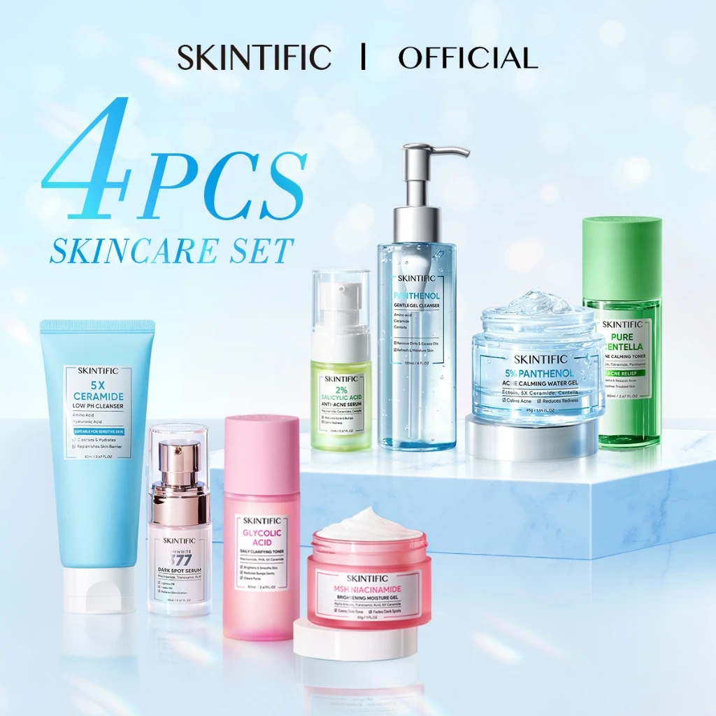 SALES!! SKINTIFIC 4pcs Skincare Set