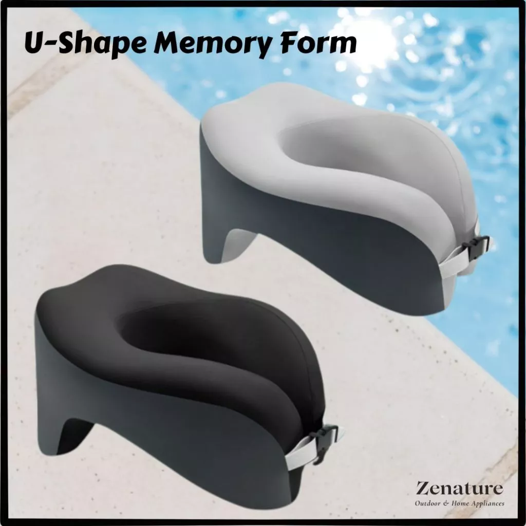 Memory Foam Headrest U Shape Pillow