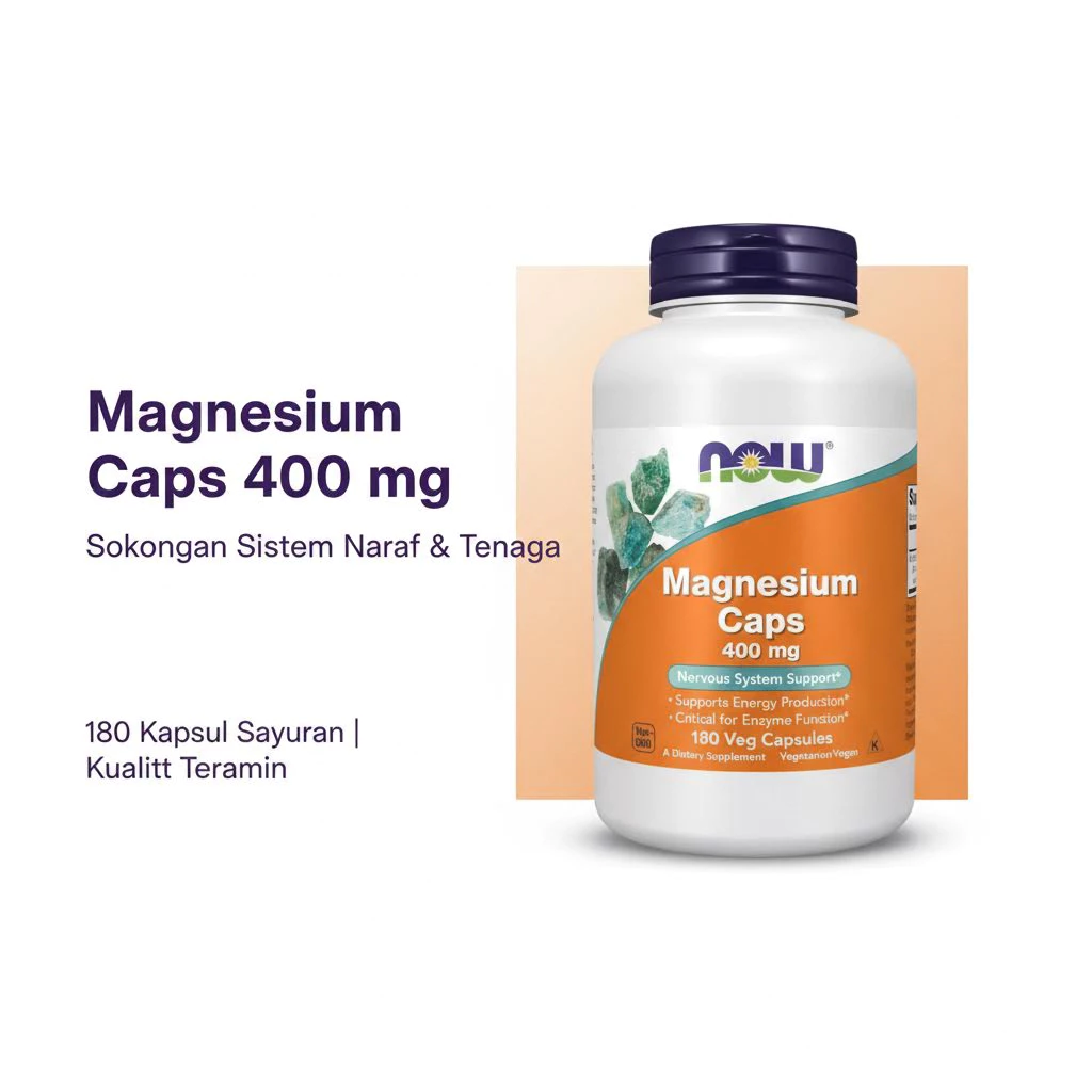NOW Foods Magnesium Caps 400mg