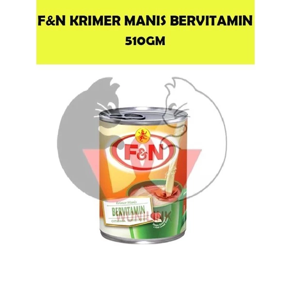 F&N Krimer Manis Bervitamin [510GM]/Susu Pekat Bervitamin/F&N Vitaminised Creamer